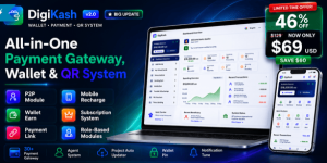 DigiKash v1.0.5 – Complete Payment Gateway, Wallet & QR System Download