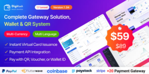 DigiKash v1.0.5 – Complete Payment Gateway, Wallet & QR System Download