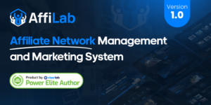 AffiLab v1.0 - Affiliate Network Management and Marketing System Nulled Script Download