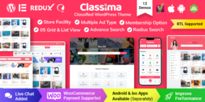 Classima v2.14.0 - Classified Ads WordPress Theme Download