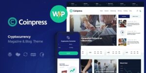Coinpress v1.0.14 - ICO Cryptocurrency Magazine & Blog WordPress Theme