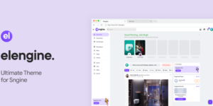 Elengine v2.1 – The Ultimate Sngine Theme Download