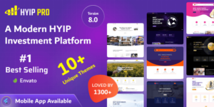 HYIP PRO v8.0 – A Modern HYIP Investment Platform Nulled