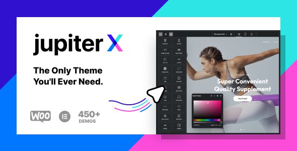 JupiterX v4.50.0 – Website Builder For WordPress & WooCommerce Nulled