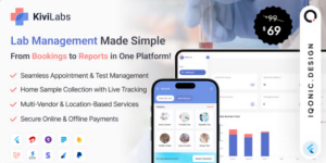KiviLabs v1.0.1 – All-in-One Lab Management & Test Booking Solution with Multi-Vendor Support