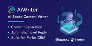 Perfex AiWriter v3.5.0 – Content Generator And Automatic Ticket Reply Module