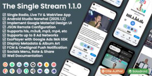 The Single Stream v1.1.0 - Single Radio, Live TV & WebView App