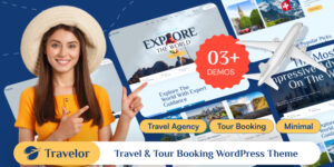 Travelor v1.0.0 – Travel & Tour Booking WordPress Theme Download
