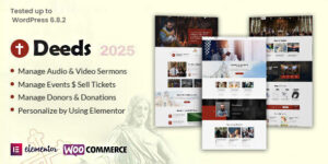 Deeds v10.9 - Best Responsive Nonprofit Church WordPress Theme
