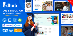 Edhub v1.7.8 – Education WordPress Theme Download