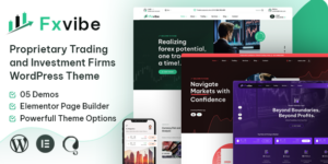 FXvibe v1.0 - Forex Prop Firm WordPress Theme Download