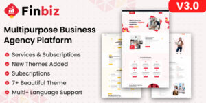 FinBiz v3.0.0 - Multipurpose Business Agency Platform Script