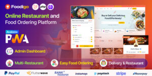 Foodigo v2.0.0 - Multi Restaurant and Online Food Ordering System Marketplace Script