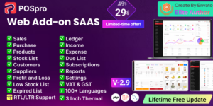 POS Pro - Advanced POS & Inventory Management System add-on v3.1.1 - POS SaaS Solution