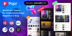 Papr v1.5.3 - News Magazine WordPress Theme Download