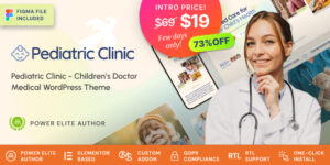 Pediatric Clinic v1.0.1 - Children’s & Family Doctor Medical WordPress Theme