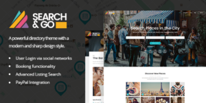 Search & Go v2.8 - Modern & Smart Directory WordPress Theme Download