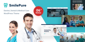 SmilePure v1.8.6 – Dental & Medical Care WordPress Theme