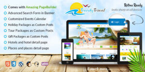 Trendy Travel v6.6 - Multipurpose Tour Package WordPress Theme Download