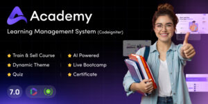 Academy LMS v7.1 – Learning Management System + Addons Nulled