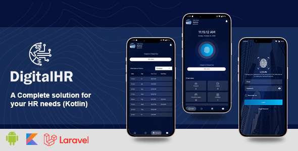 DigitalHR - A Complete HR Management System (Flutter) - 15 October 2025