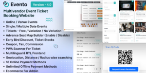 Evento v4.0 - Multivendor Event Ticket Booking Website Script Nulled