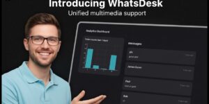 WhatsDesk Pro v1.0.0 - AI-Powered Multilingual Support CRM BOT