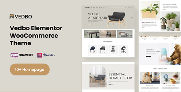 VEDBO v1.1.2 - Elementor WooCommerce Theme Download