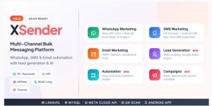 XSender v4.3 – Bulk Email, SMS and WhatsApp Messaging Application Nulled