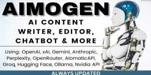 Aimogen Pro v2.7.1 - All-in-One AI Content Writer, Editor, ChatBot & Automation Toolkit