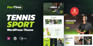 Paritime v1.1.6 - Tennis Club WordPress Theme