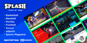 Splash v4.4.4 – Sport Club WordPress Theme for Basketball, Football, Hockey