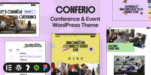 Conferio v1.0.0 - Event Conference WordPress Theme
