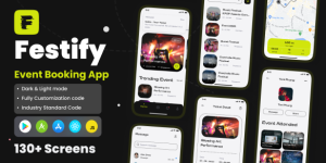 Festify v1.0 - Event Booking App React Native CLI Ui Kit