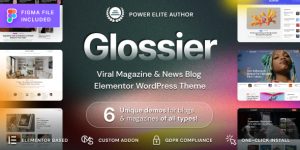 Glossier v1.2.1 - Newspaper & Viral Magazine WordPress Theme