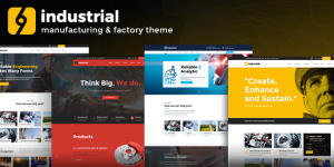 Industrial v1.6.2 - Manufacturing Factory WordPress Theme