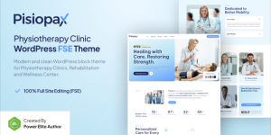 Pisiopax v1.0 - Physiotherapy Clinic Gutenverse FSE WordPress Block Theme
