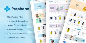 Propharm v3.0 - Pharmacy & Medical WordPress WooCommerce Theme