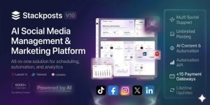 Stackposts v10.0.0 - Social Marketing Tool By StackCode Nulled Download