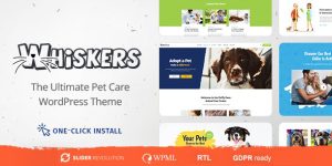 Whiskers v1.3.0 - Pet and Vet WordPress Theme
