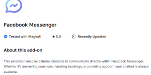 Facebook Messenger v1.3.0 - MagicAI Addon
