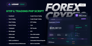Lozand v1.2.0 - HYIP Investment, Forex, Stock and Crypto Trading platform PHP Script Nulled