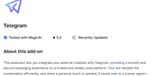Chatbot Telegram v1.6.0 - MagicAI Addon