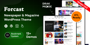 Forcast v1.0.5 - Newspaper & Magazine Theme