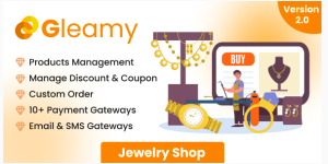 Gleamy v2.0.0 - Exquisite Jewelry Store Script