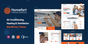 Homefort v1.1.6 - Air Conditioning & Heating WordPress Theme + RTL