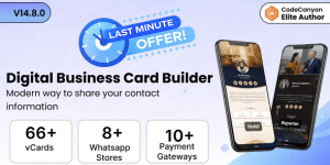 VCard SaaS v14.8.0 – Business Card Builder SaaS – Laravel VCard Saas – NFC Card