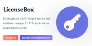 LicenseBox v1.7.2 - PHP License and Updates Manager Nulled