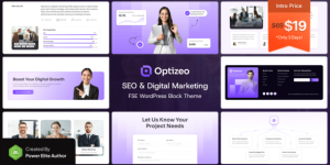 Optizeo v1.0.0 - SEO & Digital Marketing FSE WordPress Block Theme