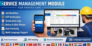 Service Management Module + Technician Mobile App for Perfex CRM v1.0